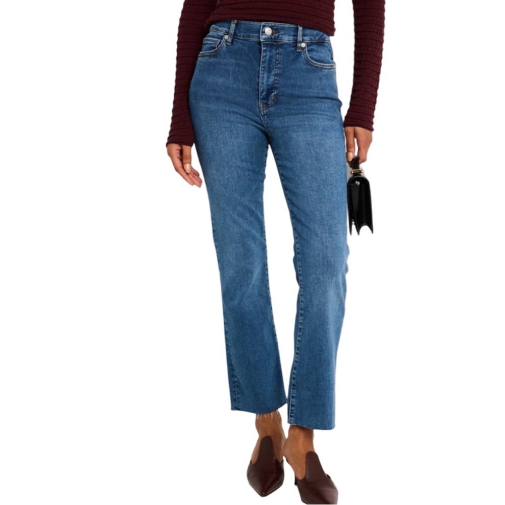 Frame Denim Blue Straight Leg Jeans